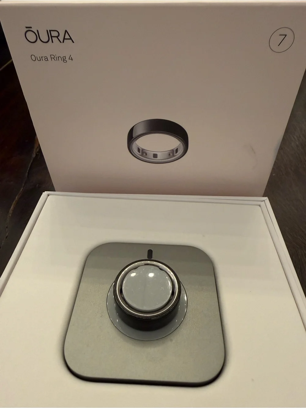 Oura Ring Black. Size 7
